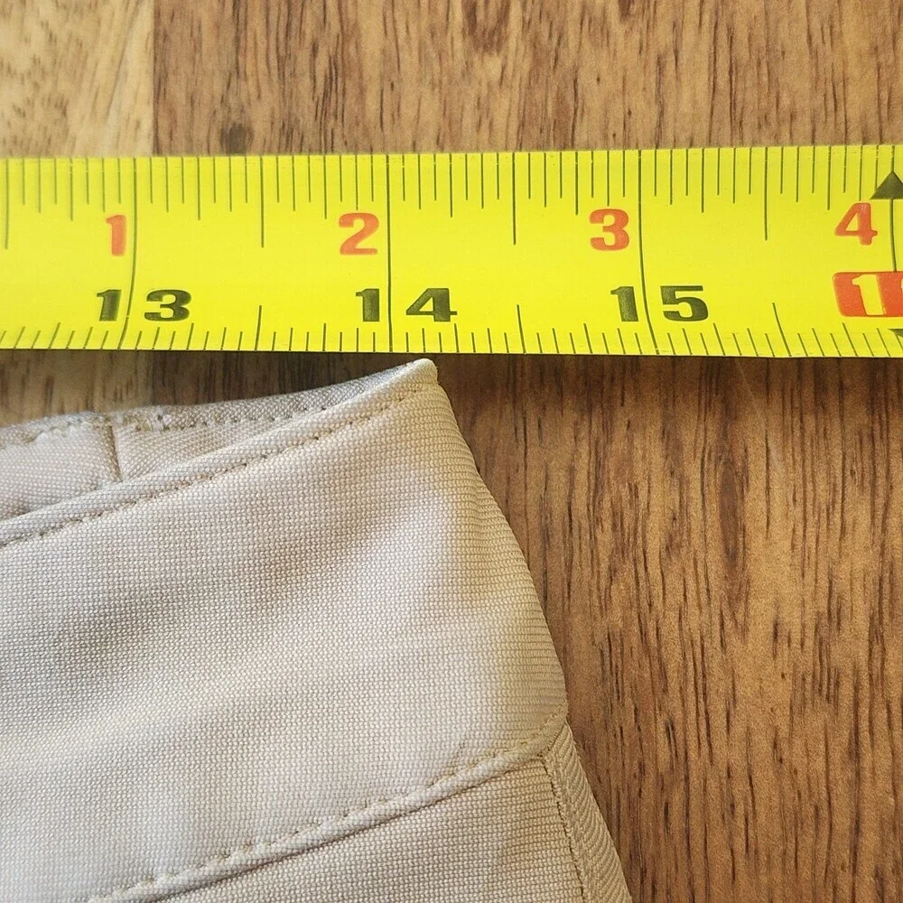 Lululemon Pants Mens 28 Beige Slim Fit Stretch Khaki 5 Pocket Casual Athletic